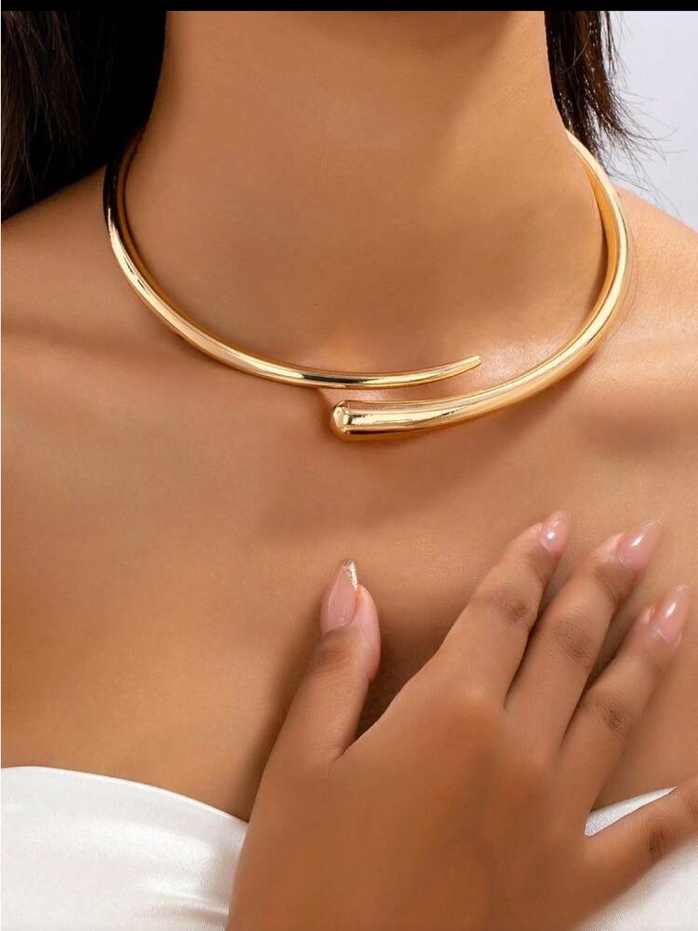 Yellow Gold Twisted Cuff Bracelet - Women Jewelry